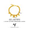 Pulseira Deus da Riqueza Estilo Luxo Modelo Novo com Tecelagem de Animal Banhada a Ouro para Presente de Aniversário da Namorada