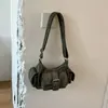 Bolso de mujer transfronterizo 2026 nuevo modelo moda europea y americana tachonado nicho bolso de hombro casual versátil bolso para ir al trabajo
