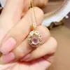 Venta al por mayor de fábrica Popular Colgante de Piedra Lunar Natural Plata S925 Incrustado Piedra Principal 6*8 Joyería de Lujo Venta Directa de Fábrica