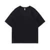 190g Algodão Penteado Puro Verão Novo Estilo Camiseta de Manga Curta 100% Algodão Camisa em Branco para Publicidade Base Branca Lisa Meia Manga