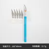 Ferramentas para Modelismo Faca de Escultura em Metal Couro Canivete Gancho de Corte Faca de Corte para Papel Faca de Escultura