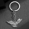 Llavero Popular de Águila de Amazon, Llavero de Águila Moderno Incrustado con Diamantes, Personalizado y Versátil, Venta al por Mayor de Fabricante