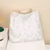 Nova Bolsa de Lona com Bambu em Tinta Chinesa Estilo Novo Feminino Estilo Nacional Artístico Bolsa Tote de Ombro Único Bolsa de Mão para Comutação de Estudante