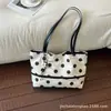Bolsa de Ombro Polca Trendy, Produto de Sucesso Transfronteiriço, Bolsa de Ombro Polca Preto e Branco, Bolsa de Mão de Alto Valor, Bolsa Transversal Polca Feminina