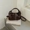 Bolso Cuadrado Pequeño de Mano Color Sólido Simple Estilo Coreano para Mujer 2026 Nuevo Bolso Cruzado de Moda para el Trabajo Bolso Exquisito Pequeño con Asa Superior