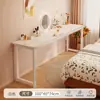 Penteadeira, quarto, mesa de maquiagem simples e moderna, novo modelo 2026, luxo leve, fácil de montar, adequado para apartamentos de aluguel, mesa de computador retangular