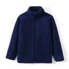 Abrigo de forro polar para niños, para padres e hijos, usable por adultos, tallas medianas y grandes para niños, cálido, cortavientos, con cuello alto para padres e hijos, abrigo cálido