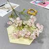 Nueva simulación nomeolvides decoración de boda pequeña floral hogar flor falsa suave color encaje flor para llevar flor