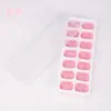 Forma de Gelo com 14 Compartimentos Quadrados, Molde de Silicone com Fundo Macio, Fácil de Desenformar, Caixa para Fazer Gelo Tipo Pressão, Forma de Gelo DIY, Atacado