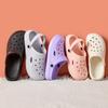 Comercio Exterior Nuevo Estilo Zapatos Croc Pareja Playa Exterior Resistentes al Desgaste Marítimo Desodorante Eva Sensación de Mierda Sandalias y Pantuflas Baotou para Mujer