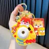 Llavero Mascota Año del Caballo 2026 Colgante de Bolsa de Buena Suerte y Atracción de Dinero para Año Nuevo Llavero de Coche para Pareja Pequeño Regalo