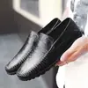 Zapatos casuales de piel para hombre, mocasines cómodos para hombre, mocasines transpirables y versátiles para hombre, zapatos business casual elegantes y sencillos