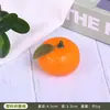Modelo Naranja Fruta Falsa Verdura Kumquat Atrezo Plástico Rodajas Pequeñas de Naranja Naranja Azucarada Adorno Decorativo