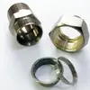 Conector de Férula Recta de Acero Inoxidable 316L Rosca Americana 1/4-8 Unf Terminal Recto de Doble Férula Zg Npt