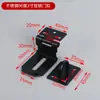 Fechadura de porta dobrável anti-roubo de ângulo reto de 90 graus espessada, fechadura de porta de armário de gaveta, fivela de cartão, fechadura anti-roubo de aço inoxidável