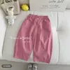 Pantalones Rectos Delgados de Verano 2025 Nuevos y Elegantes para Niñas, Pantalones Casuales Tipo Zanahoria, Pantalones Antimosquitos, Pantalones Modernos para Niños