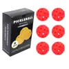 Bola de pico de venda quente transfronteiriça 40 buracos bola buraco pickleballs74mm rolo injeção bola luminosa caixa de cor
