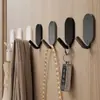 Ganchos adhesivos sin taladro, adhesivo fuerte sin dejar rastro, montados en la pared, capacidad de carga, ganchos para puerta de cocina y baño.
