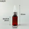 Mancha 20ml60ml120ml Botella de Plástico Botella con Punta de PET Pigmento Líquido Botella Exprimidora Botella de Tinta Pegamento