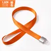 Lanyard de Aleación de Aluminio en Stock, Hebilla Creativa de Metal de 1.5 cm de Ancho, Lanyard para Tarjeta de Identificación de Trabajo con Impresión de Logo, Directo del Fabricante