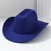 Chapéu de Cowboy Retrô Estilo de Rua Europeu e Americano, Chapéu de Sol para Viagem de Verão, Chapéu Atmosférico Estilo Francês, Tendência Personalizada Estilo Britânico