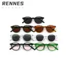 Novos Óculos de Sol Redondos com Tachas Raine para Homens e Mulheres, Estilo Europeu e Americano, Moda Retrô, Escolhas de Influenciadores, Óculos de Sol Simples para Proteger do Sol