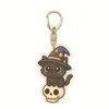 Chaveiro acrílico de caveira novo para Halloween transfronteiriço, Ornamento de pendurar de Halloween, Pequenos artigos especiais de Yiwu