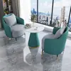 Combinação de Sofá de Recepção para Negócios e Mesa de Centro, Lobby de Hotel, Luxo Leve para Lazer, Área de Descanso de Hotel de Luxo Leve, Mesa e Cadeiras para Negociação