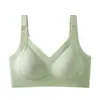 Sujetador sin costuras con copas fijas, sin varillas, soporte trasero bonito, push-up, soporte lateral, estilo camiseta sin mangas para mujer, sin varillas, cómodo