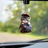 2024 Novo Mochila Plana de Acrílico 2D Transfronteiriça Gato Novo Pingente Pingente Espelho Retrovisor de Carro Pingente