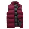 Colete masculino de outono e inverno, espesso, quente, estilo workwear, sem mangas, jaqueta, estilo casal, corta-vento, plus size