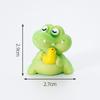 Muñeco de Cocodrilo Lindo Travieso Pequeño Decoración Linda para Manualidades Bolsa Ciega Accesorios para Colgar Mini Decoraciones de Escritorio y Coche