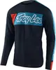 Roupas para Downhill, Roupas para Ciclismo de Montanha, Roupas de Corrida de Motocross Off-Road com Gerenciamento de Umidade e Absorção de Suor, Roupas de Manga Longa Respiráveis e de Secagem Rápida para Todas as Estações