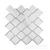 Mosaico de Aluminio-Plástico con Empalme Metálico Autoadhesivo para Paredes, Azulejos de Mosaico 3D DIY de Acero Inoxidable de Lujo Ligero
