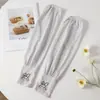 Mangas de Hielo con Protección Solar de Verano para Mujer, Mangas de Hielo de Conejito Transpirables, Ligeras y Holgadas para Viajes y Conducir, Mangas Protectoras Solares de Seda de Hielo