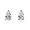Brincos de prata esterlina s925 japoneses e coreanos, design feminino, senso de nicho, brincos de zircônia, gota d'água, brincos de vento frio, atacado de alta qualidade