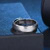 Moda personalidad moderno anillo simple de un solo alimento para hombre móvil ajustable mate dominante anillo para hombre al por mayor