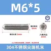 Tornillos de Máquina de Acero Inoxidable 304, Tornillos Prisioneros de Punta, Tornillos Prisioneros de Cabeza Hexagonal Din914