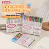 Plumón Resaltador Personalizado de Doble Línea con Tu Propio Diseño, Bolígrafo de Pintura de Color Periódico Dibujado a Mano DIY, Bolígrafo para Graffiti de Puntos Clave, Bolígrafo para Diario