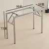 Estrutura de Mesa Dobrável, Suporte de Mesa Longa, Estrutura de Ferro de Camada Dupla/Camada Única, Pernas de Mesa, Pernas de Estrutura de Mesa Dobrável em Ferro Artístico com Travessas