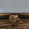 Latão Puro ornamentos antigos de elefante deus tailandês deus elefante branco deus da riqueza Sudeste Asiático Artesanato de escultura em cobre coleção peças de alça