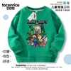 Sudadera de Minecraft para Niños, Capa Base Forrada de Polar para Otoño e Invierno, Camiseta de Manga Larga Mc, Conjunto de Tops de Minecraft para Niños