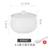 Olla de Cerámica para Estofado, Olla de Estofado Impermeable Específica para Hotel con Tapa, Olla Pequeña para Estofado, Taza para Sopa, Taza para Nido de Pájaro, Taza para Postre, Bol para Huevo al Vapor, Porción Individual