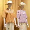 Ropa para mujeres de mediana edad y ancianos, conjunto de atuendo de verano para abuela, top de manga corta de verano moderno para mamá y pantalones de pierna ancha, ropa para señoras mayores