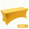 Mantel rectangular elástico transfronterizo 4FT6FT cubierta de mesa elástica de comercio exterior mantel elástico para conferencia boda banquete personalizado