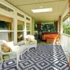 Alfombra Exterior Transfronteriza Camping Esterilla Grande Terraza Autocaravana Picnic Playa Cuadros Grises Alfombra Grande América del Norte Mayorista