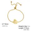 Venta Caliente Acero Inoxidable Planta Girasol Dije Pulsera Mujer Niña Joyería Caja Cadena Pulsera Regalo de Cumpleaños