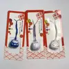 Pingente Criativo Gato da Sorte Pintado Estilo Japonês Sino de Vento Amuleto Decoração Pendente Sorte Fofo Chaveiro de Celular