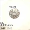 Acessórios para Artesanato em Metal Produtos de Ferro Estampagem Decorações Redondas para Parede Candeeiros de Parede Lâmpadas Vários Acessórios Decorativos de Ferro
