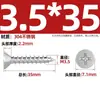 Tornillos Autorroscantes Avellanados Gb846 Acero Inoxidable 304 Cabeza Plana Phillips Tornillos para Madera Extendidos M2.9M3.5M4.2M5.5